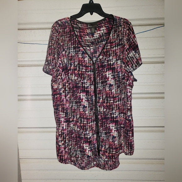 4X Lane Bryant 26/28 pretty work blouse top shirt - Picture 1 of 4
